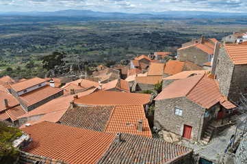 Fototapeta na wymiar Monsanto Village in Castelo Branco, Portugal