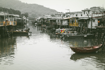 Fototapeta na wymiar Tai O in Hong Kong on Lantau Island