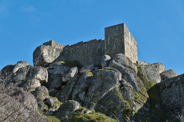 Monsanto Castle in Castelo Branco, Portugal