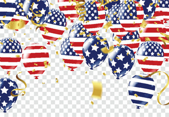 Independence day of the usa sale banner template design