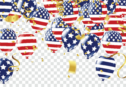 Independence day of the usa sale banner template design