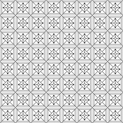 Stylish Black And White Monochrome Geometric Graphic Pattern Vector Illustration