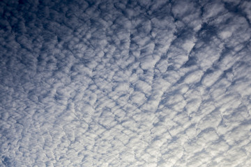 Beautiful blue sky clouds, abstract illustration