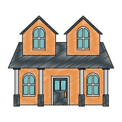 House real estate vector illustration graphic design