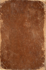 vintage brown book cover. canvas texture. use for background.