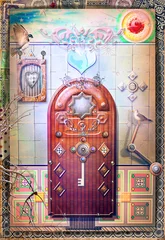 Gordijnen Toegangsdeur voor de sprookjeswereld © Rosario Rizzo