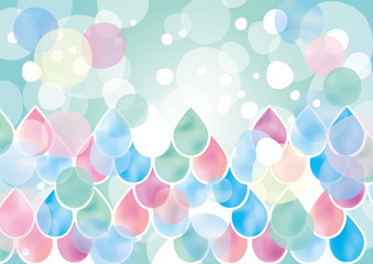 しずく サークル カラー