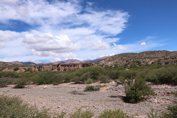 Carretera y paisaje. Jujuy, Humahuaca