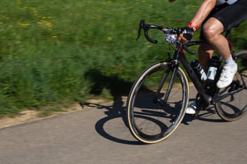 cyclists on a raceday