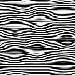 Black and white colors. Zebra Stripes Seamless Pattern. Zebra print, animal skin, tiger stripes, line background, fabric. Amazing hand drawn vector illustration. Black and white
