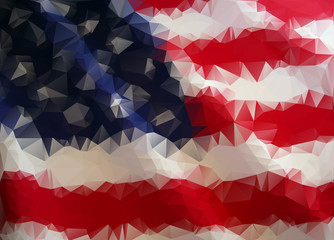 American Flag (Triangulation)