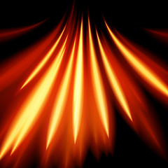 Obraz premium Magic glowing light swirl trail trace effect. Graphic concept for your design