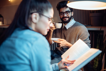The coffee shop is a great place to study