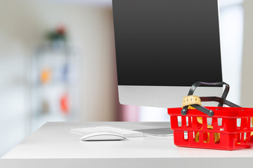 Shopping Online Buy Sale Shopahoslics Concept