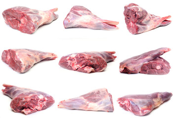 Fresh mutton leg meat