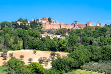 Fototapeta na wymiar The Gradara Castle in Italy