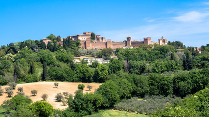 Fototapeta na wymiar The Gradara Castle in Italy