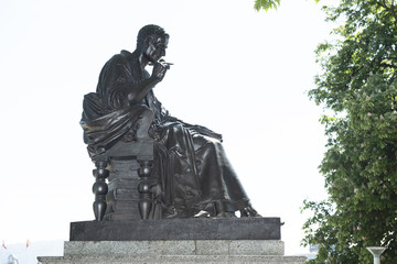 Denkmal für Jean-Jacques Rousseau, Genf, Schweiz
