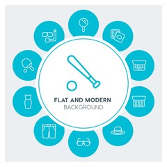 clothes, sports, beauty and cosmetics Infographic Circle outline Icons Set. Contains such Icons as  business,  website,  elements,  background,  pattern,  white and more. Fully Editable. Pixel Perfect