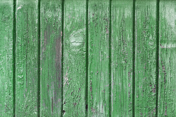 Fototapeta na wymiar green wooden wall