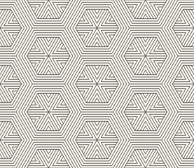 1Vector seamless pattern. Modern stylish abstract texture. Repeating geometric tiles