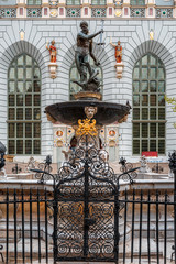 Obraz premium The Neptune Fountain in Gdansk
