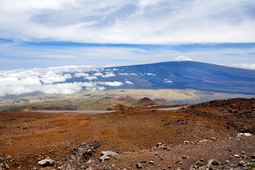 Breathtaking view of Mauna Loa volcano on the Big Island of Hawaii