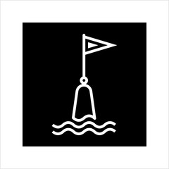 Fototapeta premium Buoy Icon, Float Buoy Icon