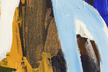 Detail of the Painting as a Background