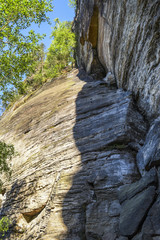 Fototapeta premium Sandstone rocks in the Bohemian Switzerland, Chech.