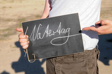 Schild Tafel Männertag Vatertag