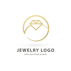 Fototapeta premium Logo design abstract engagement vector template.