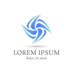 environment vector logo design template, leaf icon, eco sign, pure power symbol, vector illustration