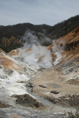 登別温泉　地獄谷