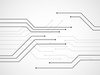 Circuit board, technology background, vector illustration eps 10