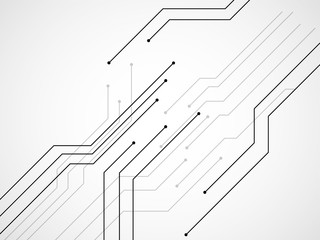 Circuit board, technology background, vector illustration eps 10