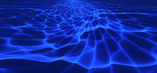 Beautiful abstract sunrise for art projects, business, banner, template, card. 3D illustration