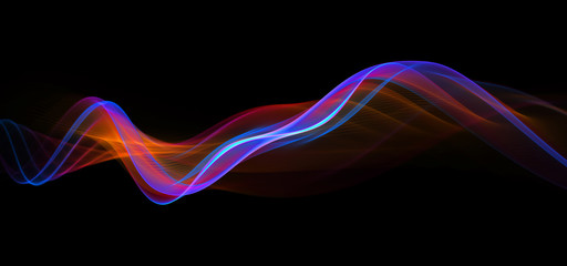 Elegant abstract wave, beautiful background for art projects