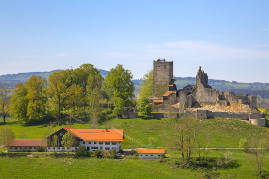 Ruine - Sulzberg - Kempten - Allg&auml;u - Fr&uuml;hling