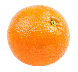 Juicy orange isolated on white background with clipping path