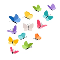 Tuinposter Butterflies in flight © ssstocker