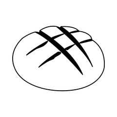 Delicious and fresh bread vector illustration graphic design