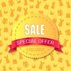 Sale Special Offer, Exclusive Advirtising Banner