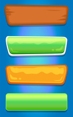 Fototapeta premium Editable Navigation Button Vector Illustration Set