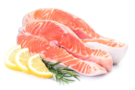 Steak fish salmon