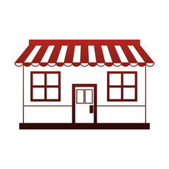 Stote shop building vector illustration graphic design
