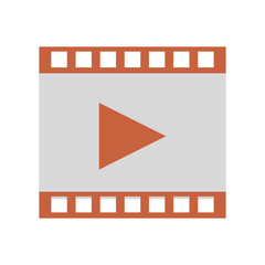 Fototapeta premium Play video symbol vector illustration graphic design