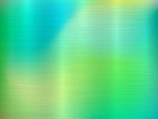 Metal abstract green colorful gradient technology background with polished, brushed texture, chrome, silver, steel, aluminum for design concepts, web, prints, wallpapers. Vector illustration. - 205072825