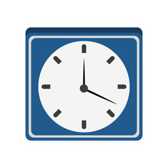 Wall clock symbol vector illustration graphic design