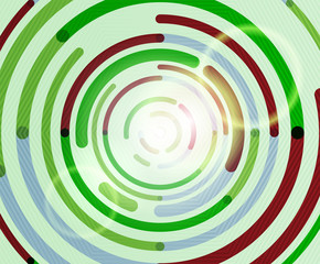 Circular lines, circles, geometric abstract background